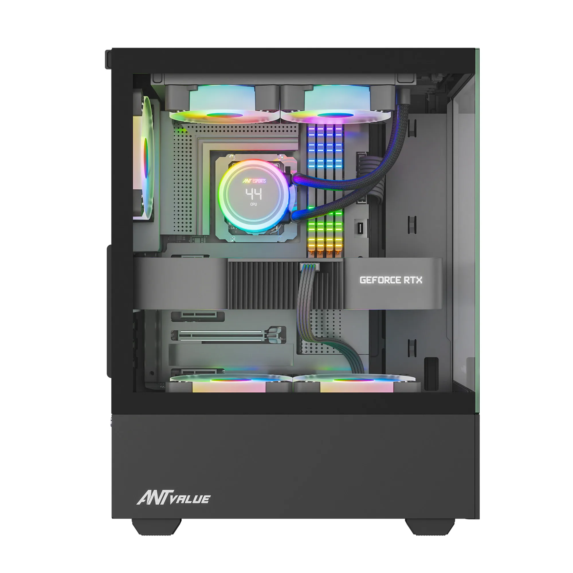 Ant Value Gaming Cabinet CV100 Black view 7